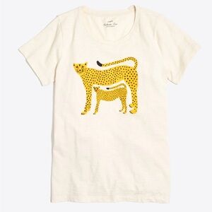 J. Crew Cheetah Collectors Tee